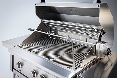 36" 4 Burner Gas Grill With Rear Burner and Built-in Lighting System 36" 4 Burner Gas Grill With Rear Burner and Built-in Lighting System