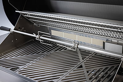 36" 4 Burner Gas Grill With Rear Burner and Built-in Lighting System