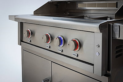 36" 4 Burner Gas Grill With Rear Burner and Built-in Lighting System 36" 4 Burner Gas Grill With Rear Burner and Built-in Lighting System