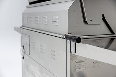 36" 4 Burner Gas Grill With Rear Burner and Built-in Lighting System