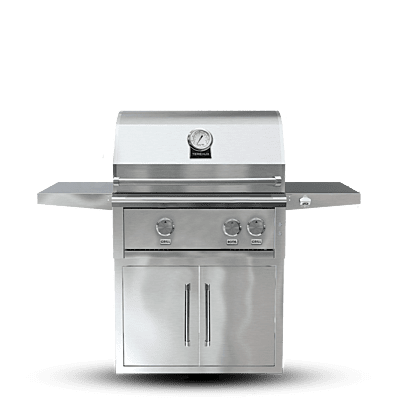 30" 3 Burner Gas Grill with Grill Cart