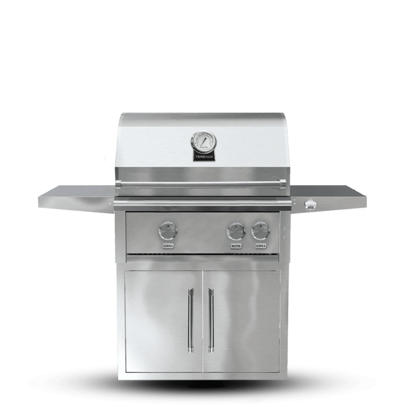 30" 3 Burner Gas Grill with Grill Cart