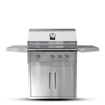 36" 4 Burner Gas Grill with Grill Cart