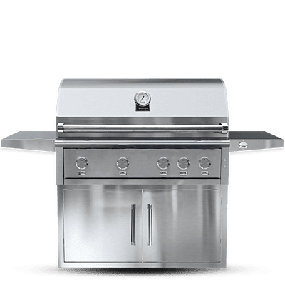 42" 5 Burner Gas Grill with Grill Cart
