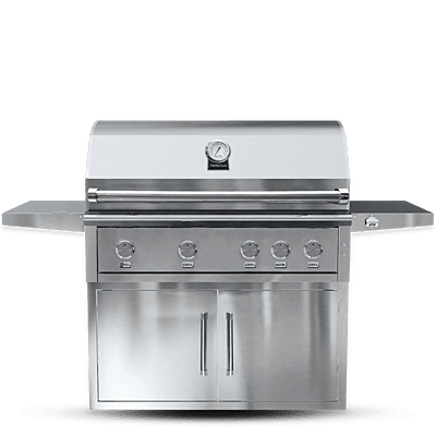42 Inch 5 Burner Gas Grill With Rear Burner and Built-in Lighting System 42 Inch 5 Burner Gas Grill With Rear Burner and Built-in Lighting System