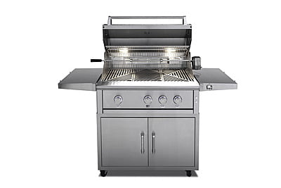 36" 4 Burner Gas Grill with Grill Cart