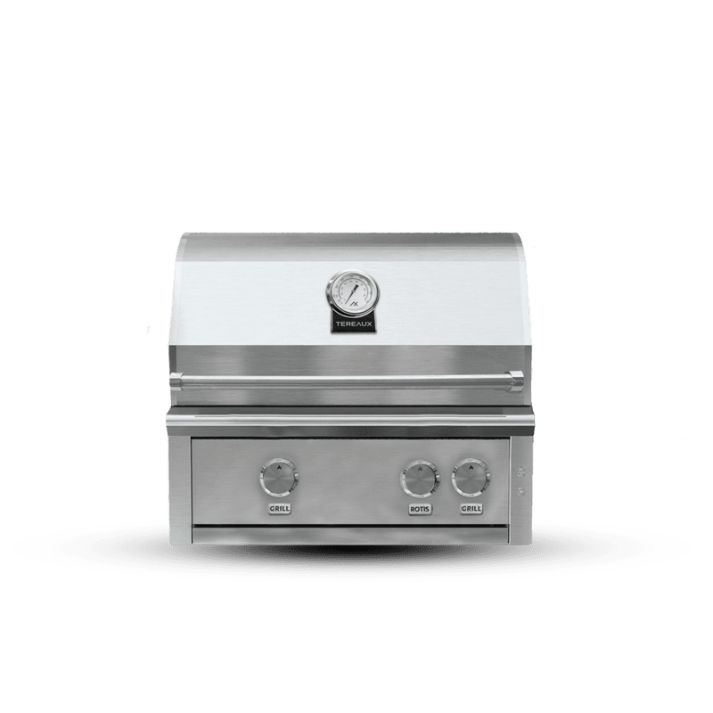 30 Inch 3 Burner Gas Grill With Rear Burner and Built-in Lighting System 30 Inch 3 Burner Gas Grill With Rear Burner and Built-in Lighting System